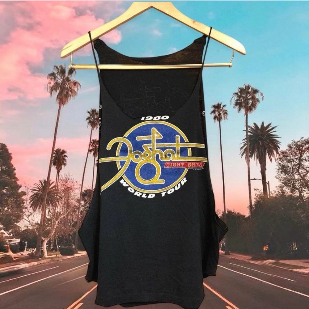 !Vintage 1980 Foghat “Tight Shoes” Tour Shirt/Tank Top!